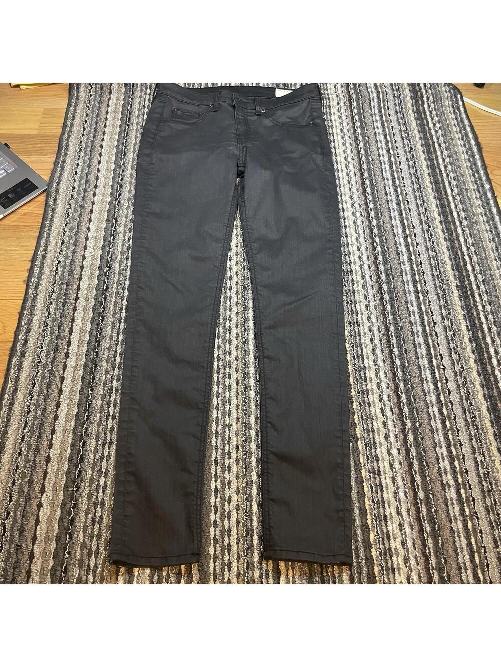 RAG & BONE Legging Jean Womens 29 (29x29) Dark Gray Made in the USA Stretch